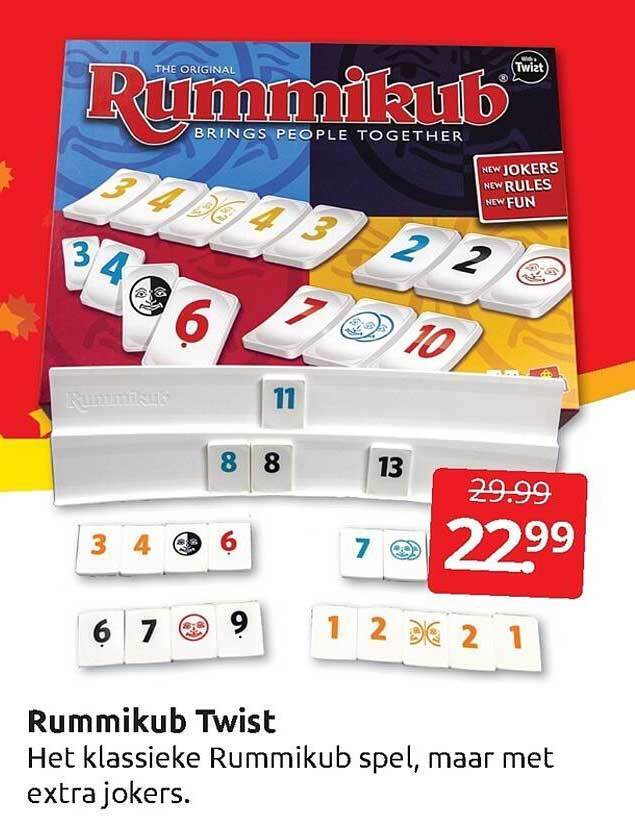 Rummikub twist promotie bij Boekenvoordeel