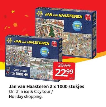 Jan van haasteren 2 x 1000 stukjes