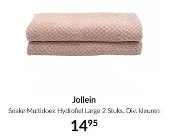 BabyPark Jollein snake multidoek hydrofiel large aanbieding