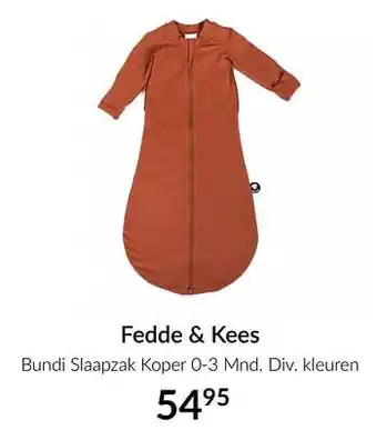 Fedde + kees bundi slaapzak koper