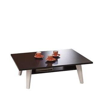 Leen Bakker Symbiosis salontafel heidal - zwart - 28,2x89x67 cm - Leen Bakker aanbieding