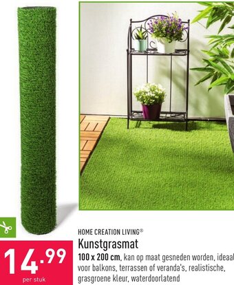 ALDI Home Creation Living Kunstgrasmat aanbieding