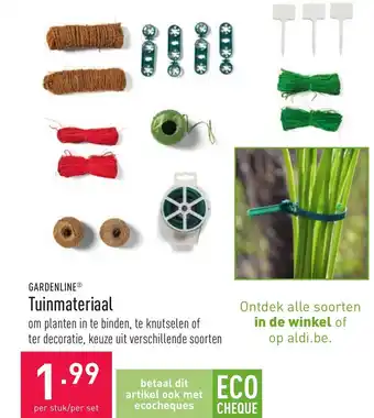 ALDI Garden Line Tuinmateriaal aanbieding