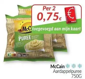 Intermarché Mccain aardappelpuree 750g aanbieding