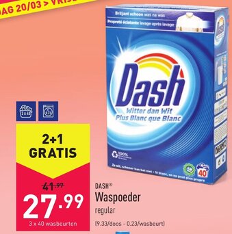 ALDI Dash Waspoeder aanbieding