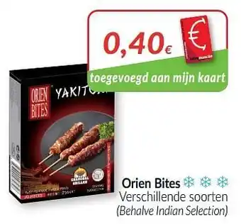 Intermarché Orien bites verschillende soorten aanbieding