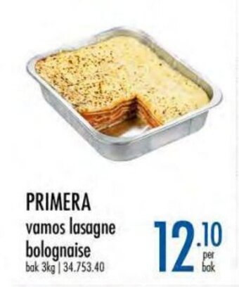 Primera vamos lasagne bolognaise