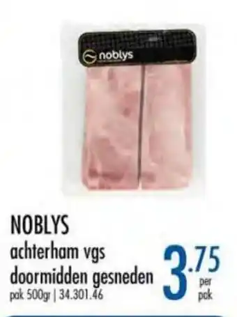 Horeca totaal Noblys achterham vgs doormidden gesneden aanbieding