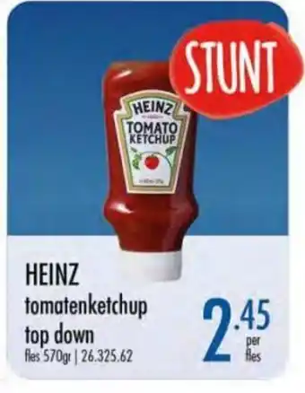 Horeca totaal Heinz tomatenketchup top down aanbieding