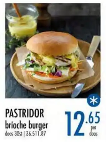 Pastridor brioche burger