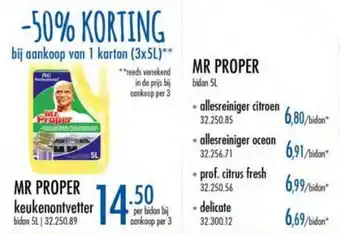 Mr Proper keukenontvetter