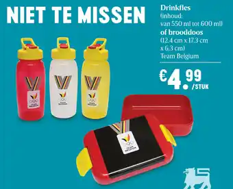 Drinkfles of brooddoos