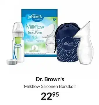Dr. brown`s milkflow siliconen borstkolf