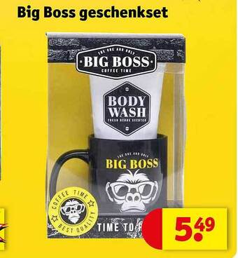 Kruidvat Big boss geschenkset aanbieding