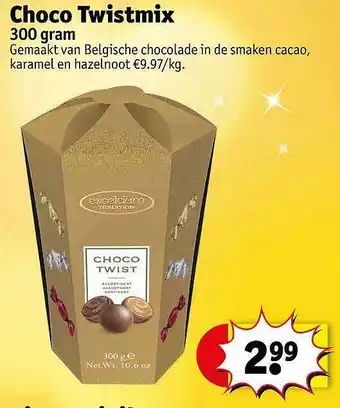 Kruidvat Choco twistmix aanbieding