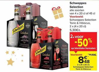 Carrefour Market Schweppes selection aanbieding
