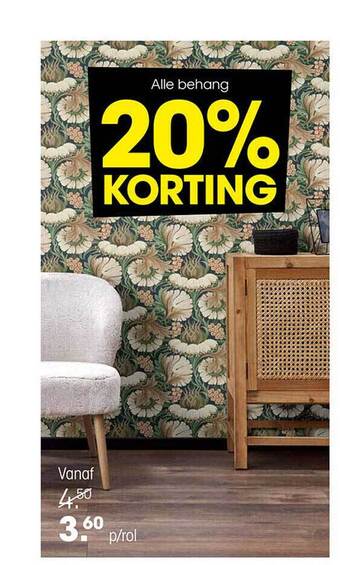 Kwantum Behang aanbieding