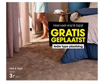 Kwantum Vinyl & tapijt aanbieding