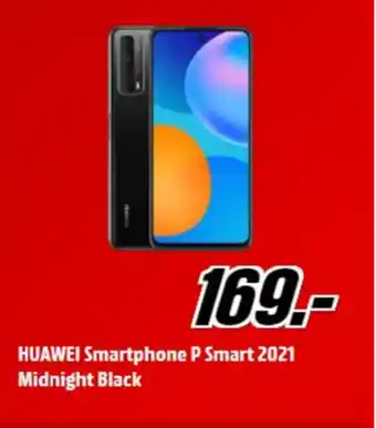 MediaMarkt Huawei smartphone p smart 2021 midnight black aanbieding