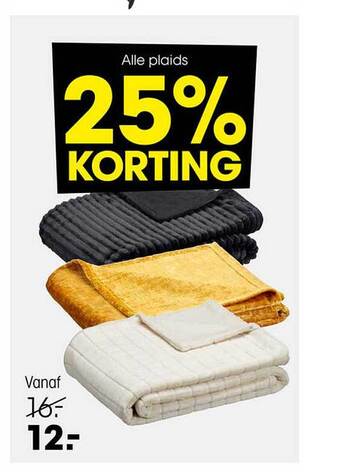 Kwantum Plaids aanbieding