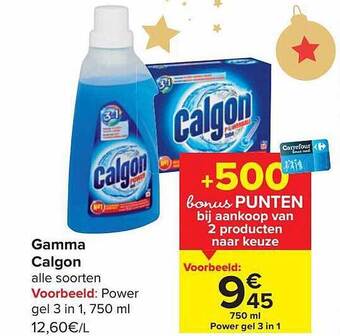 Carrefour Market Gamma calgon aanbieding