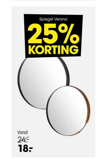 Kwantum Spiegel verona aanbieding