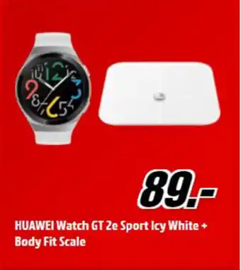 Huawei watch gt 2e sport icy white + body fit scale