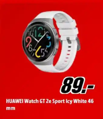 MediaMarkt Huawei watch gt 2e sport icy white 46 mm aanbieding