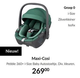 BabyPark Maxi-cosi pebble 360+ i-size baby autostoeltje aanbieding