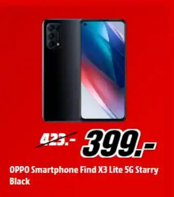 MediaMarkt Oppo smartphone find x3 lite 5g starry black aanbieding