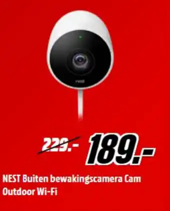 Nest buiten bewakingscamera ca outdoor wi-fi