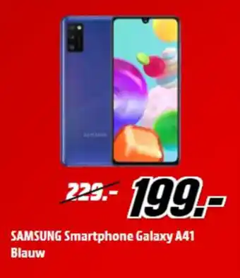 Samsung smartphone galaxy a41 blauw