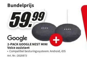 Google 2-Pack Google Nest Mini Voice assistant