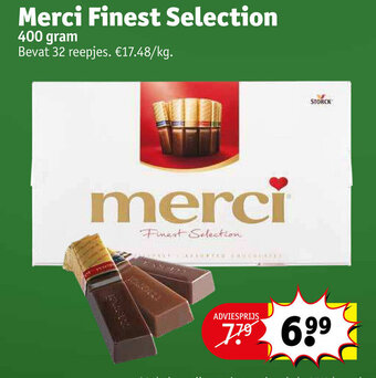 Kruidvat Merci Finest Selection 400gram aanbieding