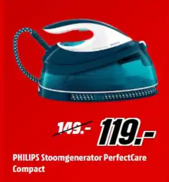 MediaMarkt Philips stoomgenerator perfectcare compact aanbieding