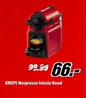 Krups nepresso inissia rood
