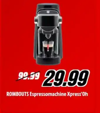 Rombouts espressomachine xpress'oh