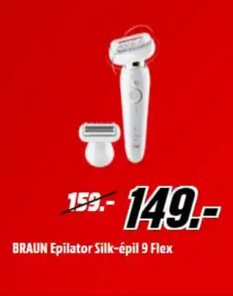 MediaMarkt Braun epilator silk-epil 9 flex aanbieding