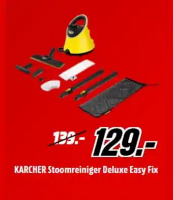 MediaMarkt Karcher stoomreiniger deluxe easy fix aanbieding