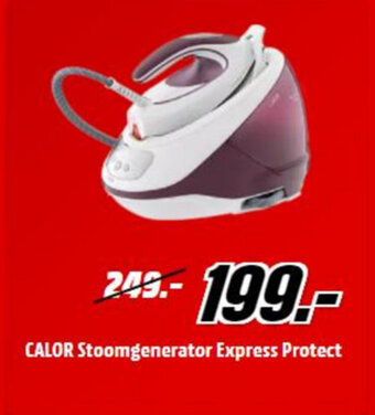 MediaMarkt Calor stoomgenerator express protect aanbieding
