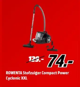 MediaMarkt Rowenta stofzuiger compact power cyclonic xxl aanbieding