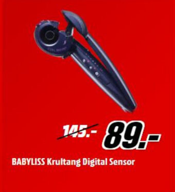 MediaMarkt Babyliss krultang digital sensor aanbieding