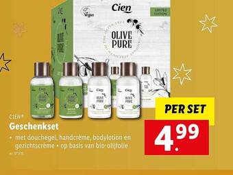 Lidl Cien geschenkset aanbieding