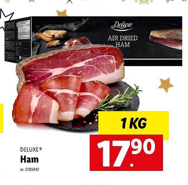 Deluxe ham promotie bij Lidl