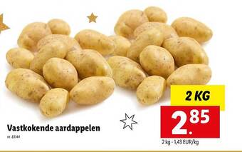 Lidl Vastkokende aardappelen aanbieding