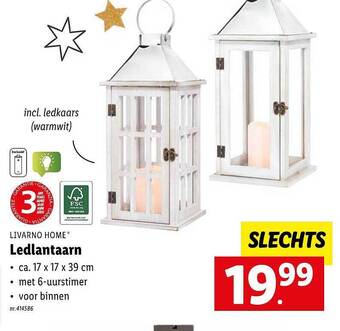 Lidl Livarno home ledlantaarn aanbieding