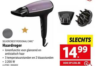 Lidl Silvercrest personal care haardroger aanbieding