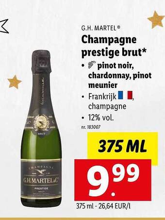 Champagne prestige brut