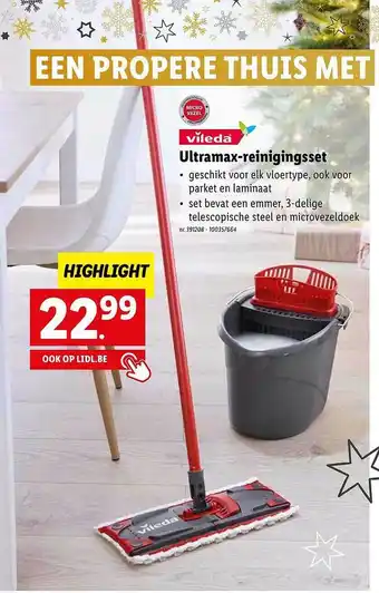 Lidl Vileda ultramaxreinigingsset aanbieding
