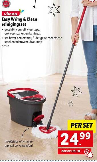 Vileda easy wring & clean reinigingsset